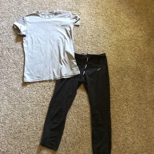 Nike top AND bottom, size small
